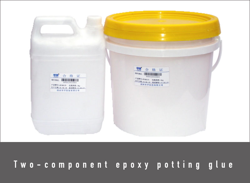 Two-component epoxy potting glue